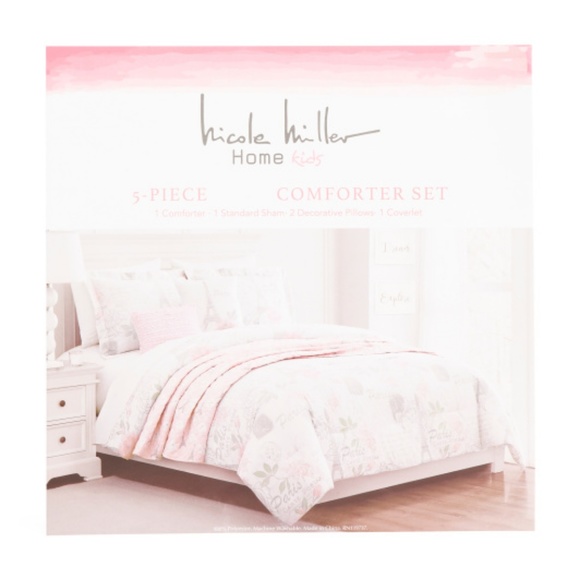 NICOLE MILLER KIDS Adelaide Comforter Set TWIN - Picture 2 of 2